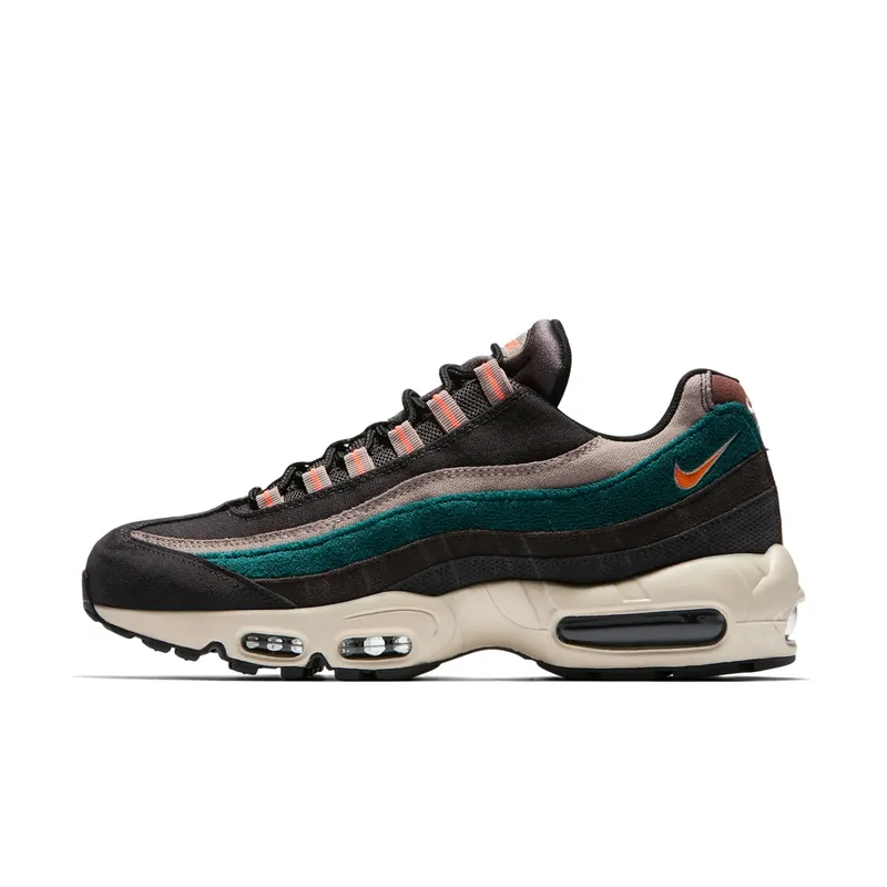 Nike Air Max 95 Grey Rainforest Bright Mango Oil Grey/Thunder Grey-Rainforest-Bright Mango (538416-018)