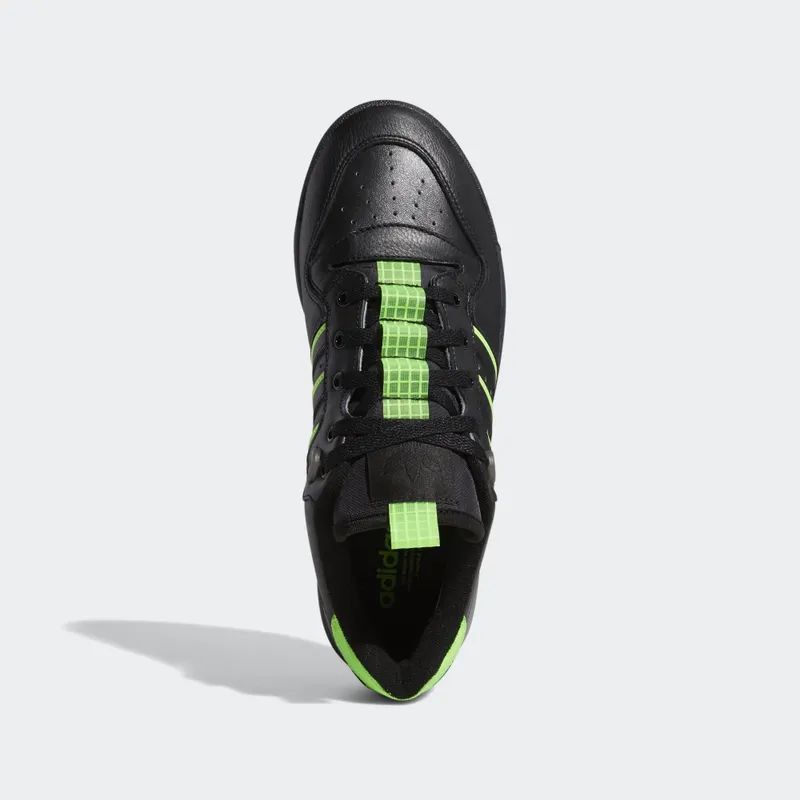 adidas Rivalry Low Core Black Solar Green Core Black/Core Black/Solar Green (EE4962)