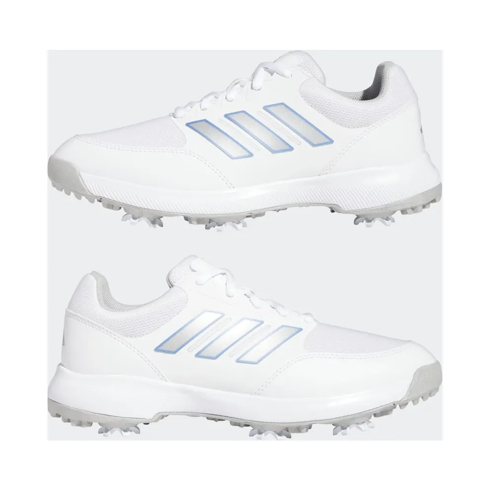 adidas Tech Response 3.0 Golf Cloud White Silver Metallic Blue Fusion (HQ1198)
