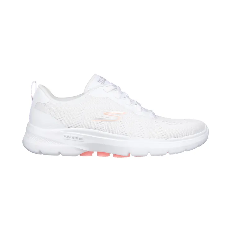 Skechers GO Walk 6 Sky Wind “White / Pink (124623 Wpk)” (124623WPK)