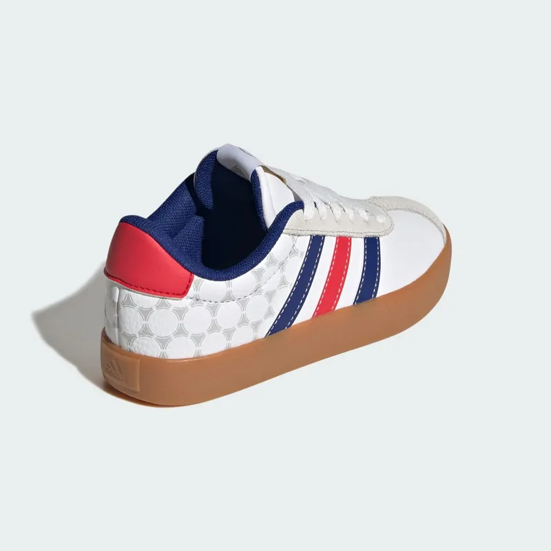 Adidas VL Court 3.0 Kids Cloud White / Pure Ruby / Mystery Ink (KI3119)