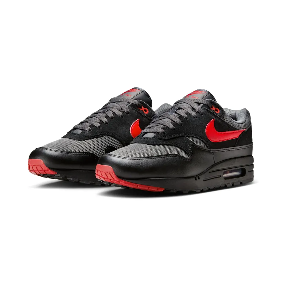 Nike Air Max 1 Essential (black / university red / iron grey) – FZ5808-008