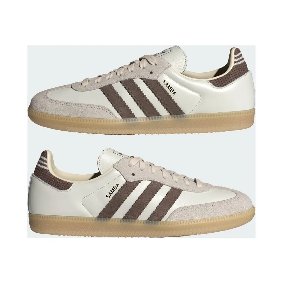 Adidas SAMBA OG Shoes Cloud White / Earth Strata / Gum (IH6845)