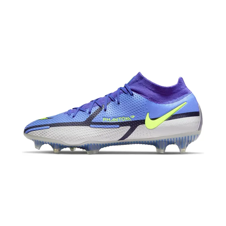Nike Phantom GT2 DF Elite FG Recharge Pack “Sapphire / Grey Fog / Blue Void / Volt” (CZ9889-570)