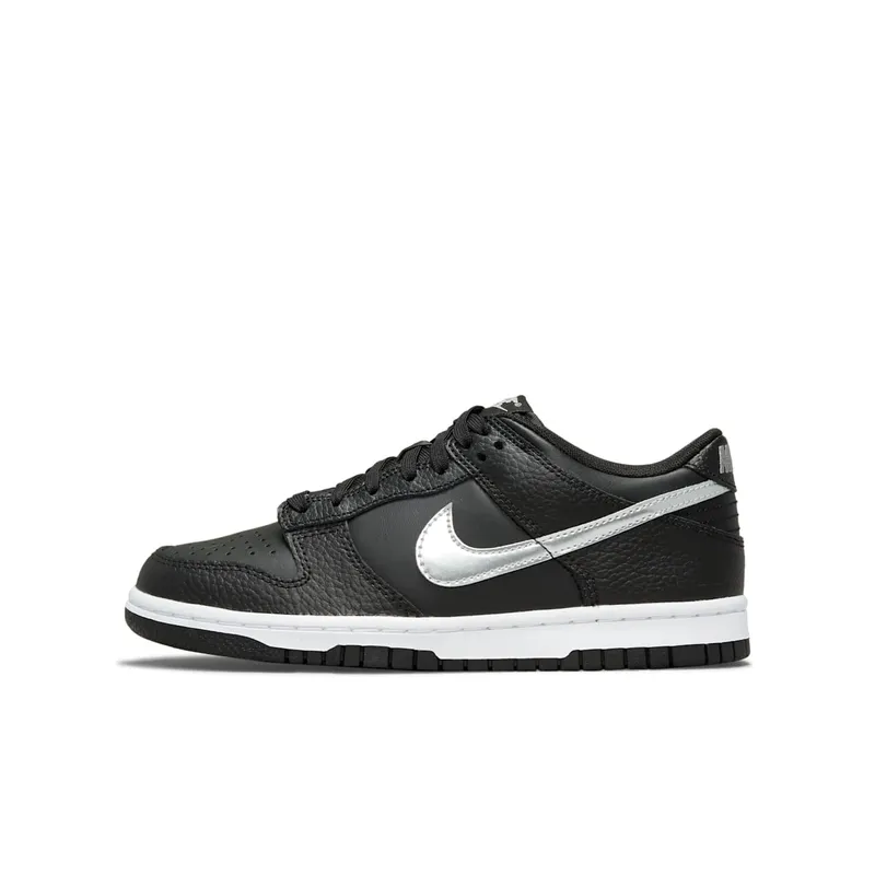 Nike Dunk Low NBA 75th Anniversary Spurs (GS) – “Black / Silver / White” (DC9560-001)