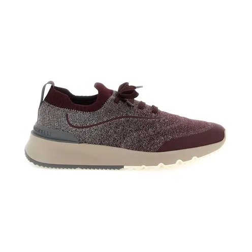 Brunello Cucinelli Runners “Bordeaux” (MZUEHRO342CZA67)