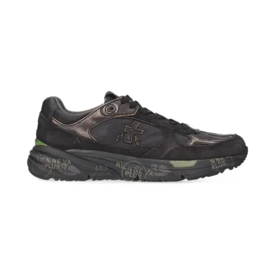 Premiata logo-patch panelled “Black” (MASE258424)