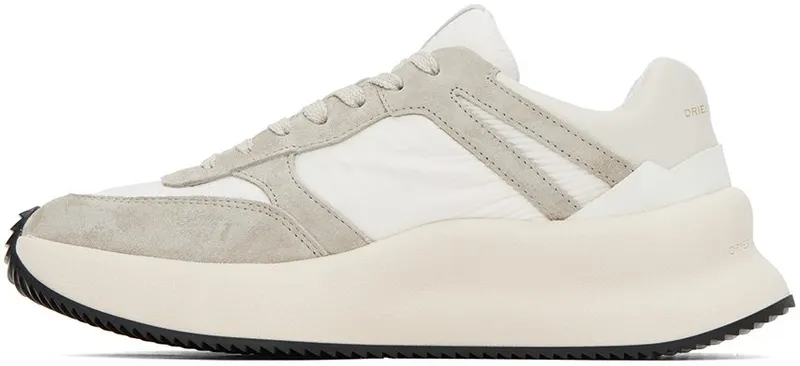Dries Van Noten White & Gray Paneled 001 WHITE (MW222-154-607)