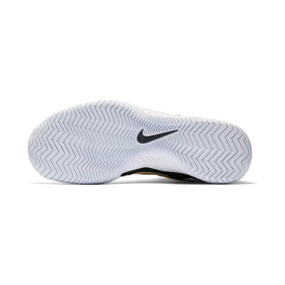 Nike Court Flare BHM 2017 (W) White/Black-Metallic Gold (848453-100)