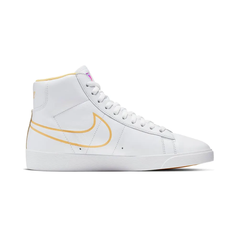 Nike Blazer Mid White Topaz Gold (W) White/Topaz Gold-Clear (CJ3643-100)