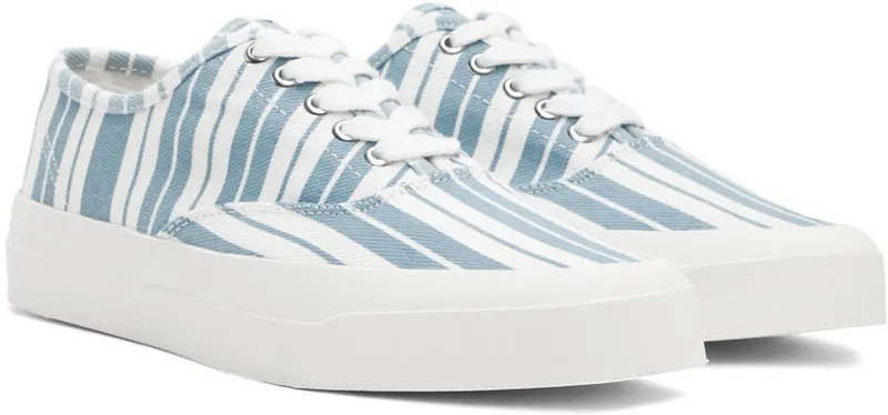 Maison Kitsuné Blue & White Canvas Laced (IU04837WW4005)