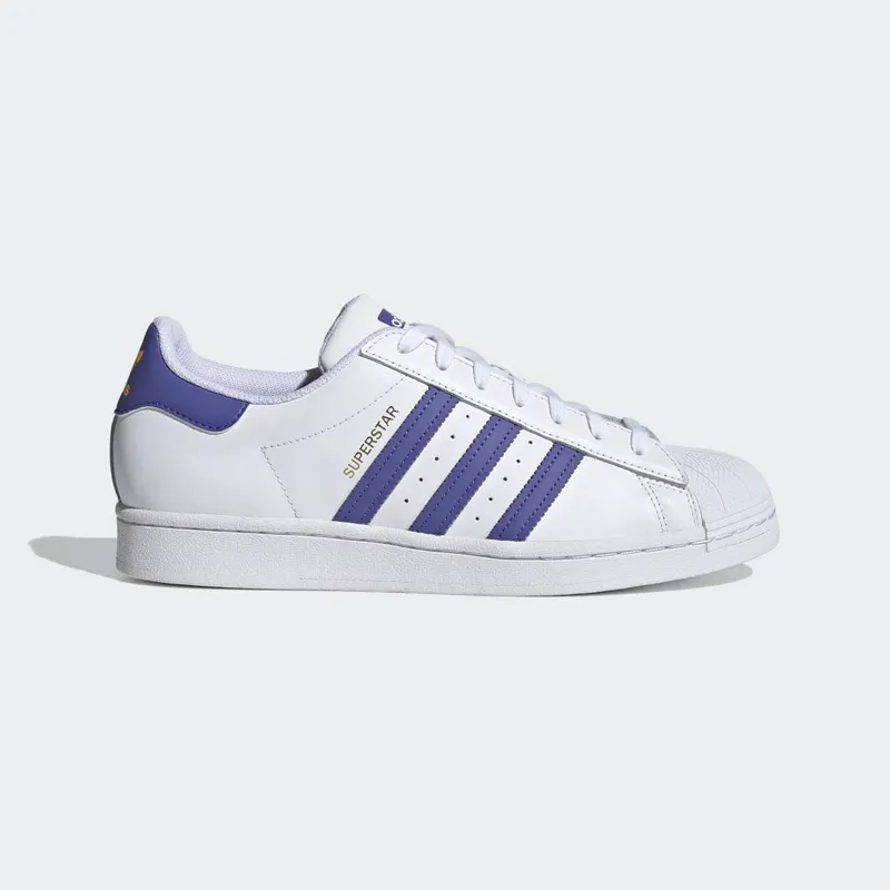 adidas Superstar Cloud White / Purple / Gold Metallic (FX5529)