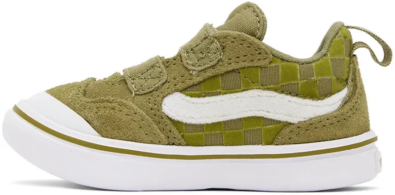 Vans Baby Green ComfyCush New Skool V Sneakers (VN0A4TZHOLV)