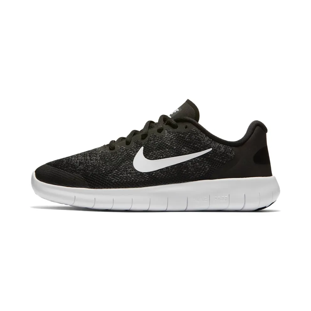 Nike Free Rn 2017 Black White Dark Grey (904255-002)