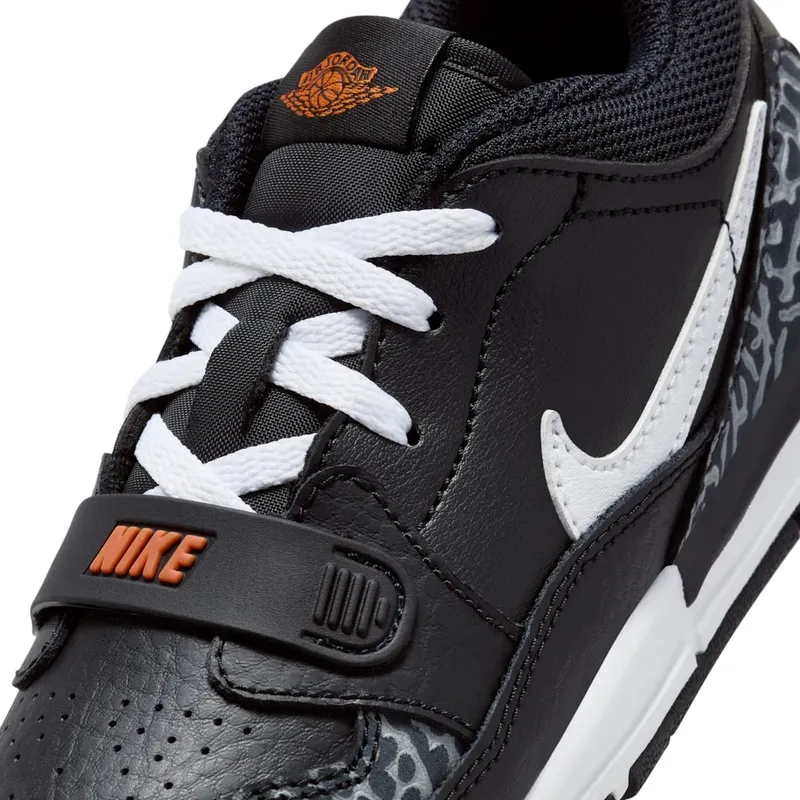 Jordan Legacy 312 Low Black Wolf Grey Safety Orange White (CD9055-018)