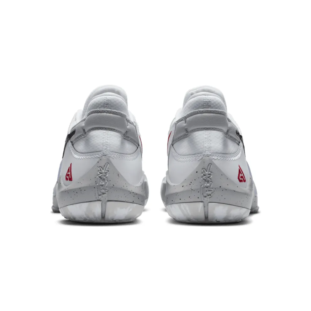 Nike Zoom Freak 2 White Cement (GS) White/White-University Red-Grey Fog (CN8574-100)