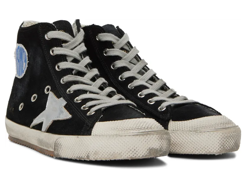 Golden Goose Black Francy Bike High-Top Sneakers (GMF00260.F002753.90312) (4)