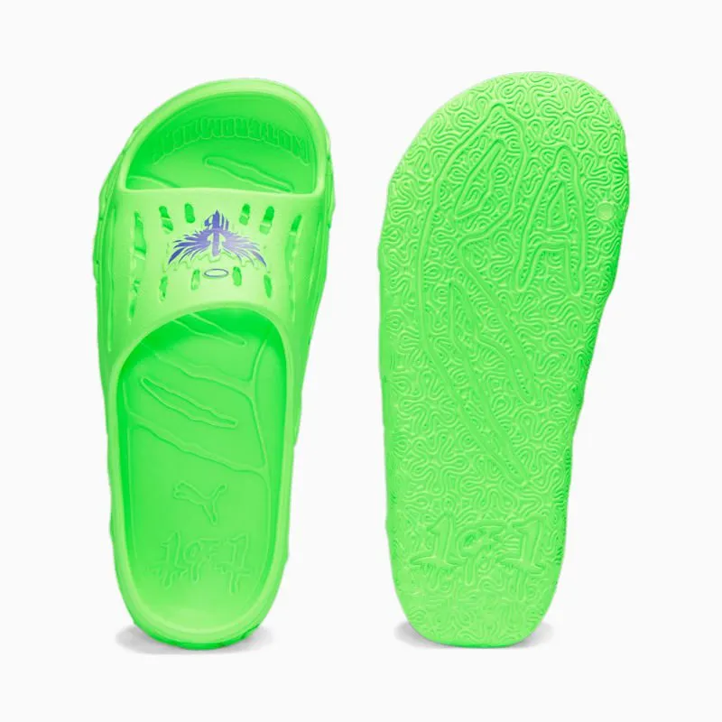 Puma LaMelo Ball MB.03 Slide Green Gecko (394223-01)