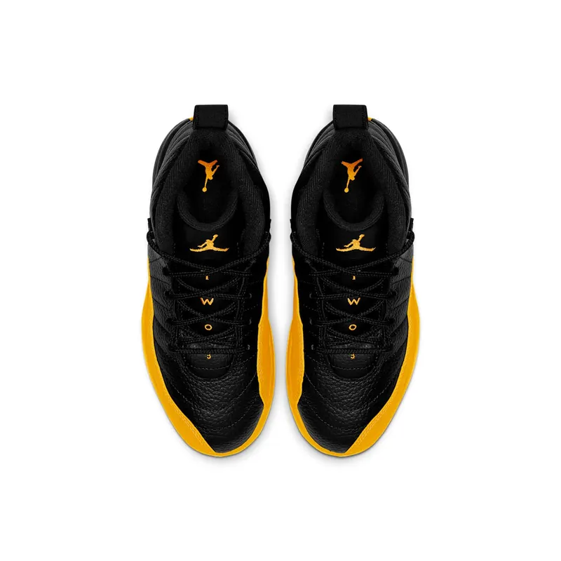 Jordan 12 Retro Black University Gold (PS) Black/University Gold (151186-070)