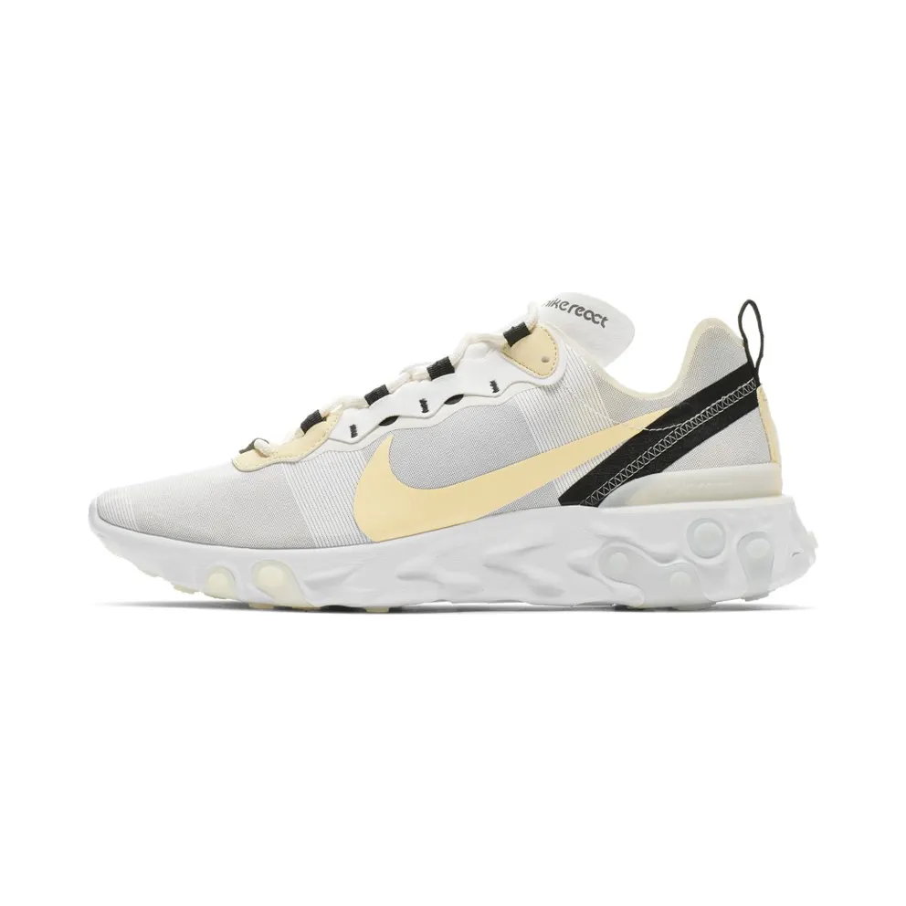 Nike React Element 55 White Pale Vanilla White/Pale Vanilla-Black-Pale Ivory (BQ6166-101)