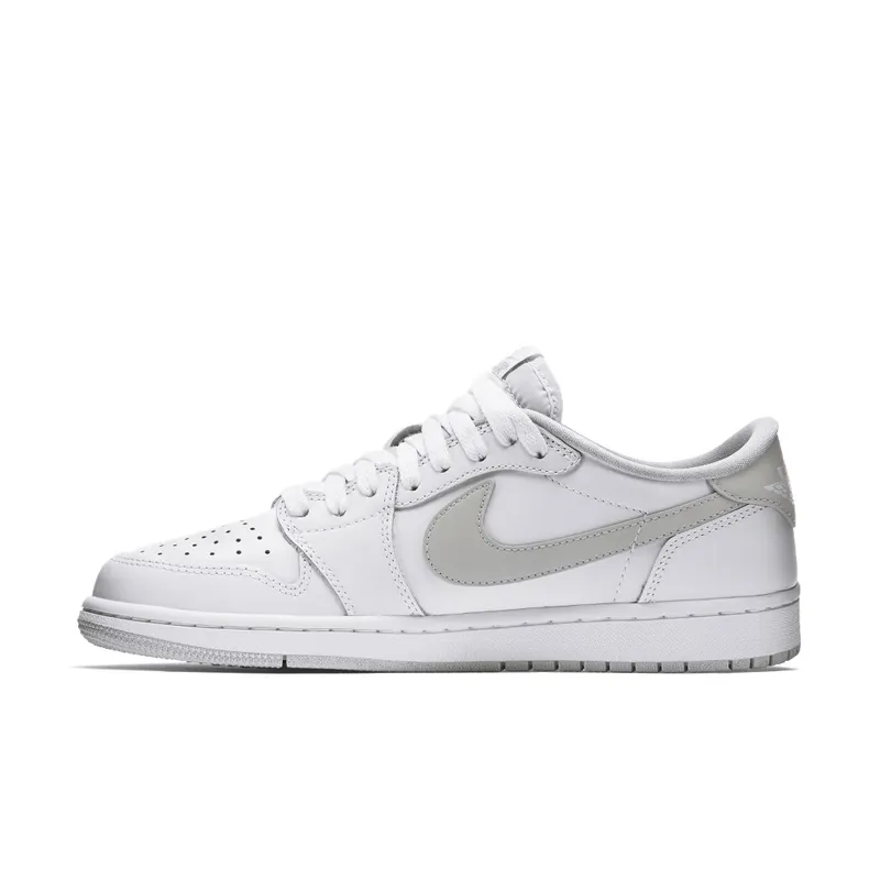 Jordan 1 Retro Low White Neutral Grey White/Neutral Grey (705329-100)