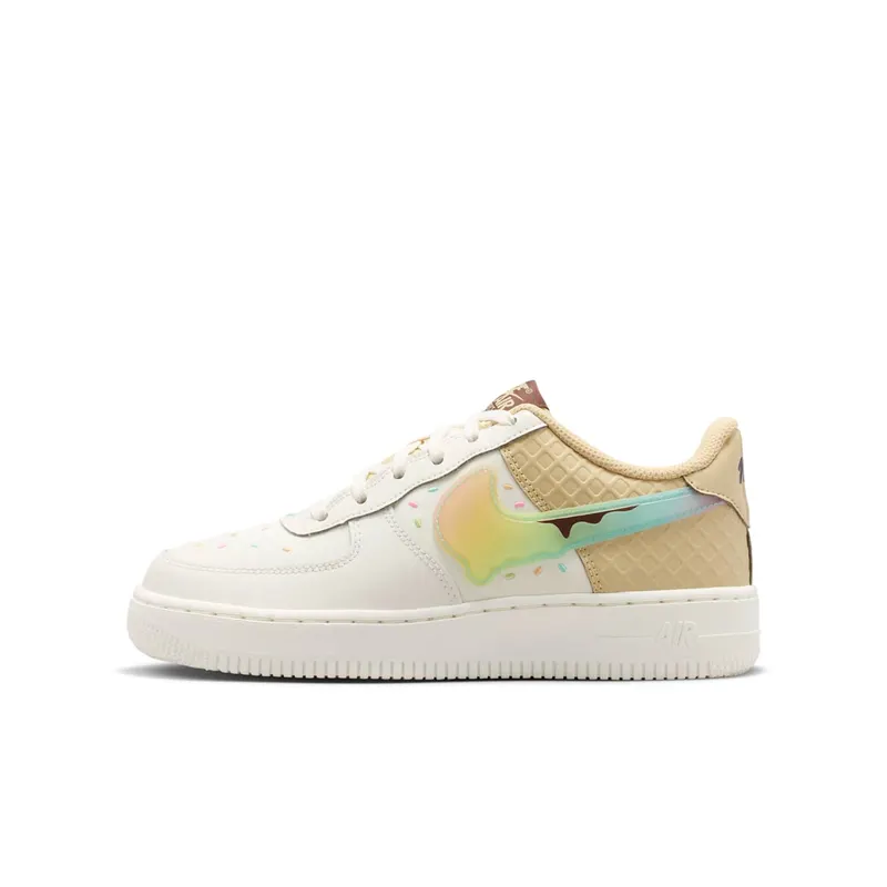 Nike Air Force 1 GS “Sail / Sesame / Lemon Venom / Multi-Color” (IV6209-133)