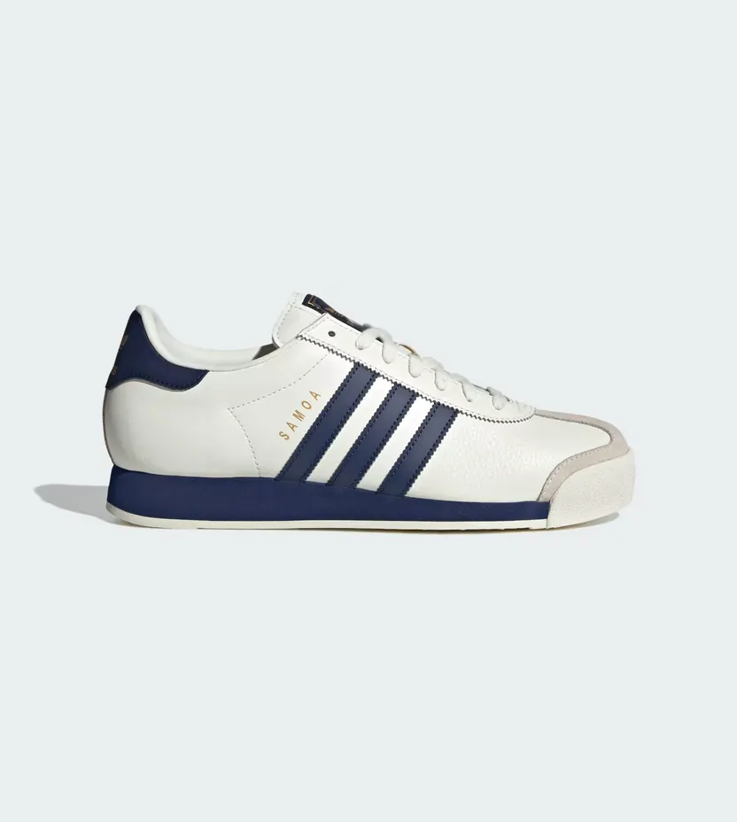 Adidas Samoa Off White / Dark Blue / Gold Metallic (JQ0047)