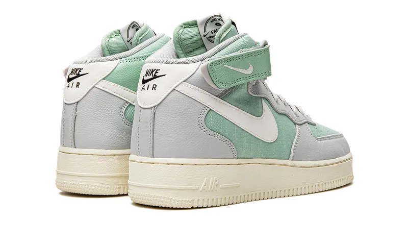 Nike Air Force 1 Mid ’07 LX “Grey Fog Enamel Green” (DQ8766-002)