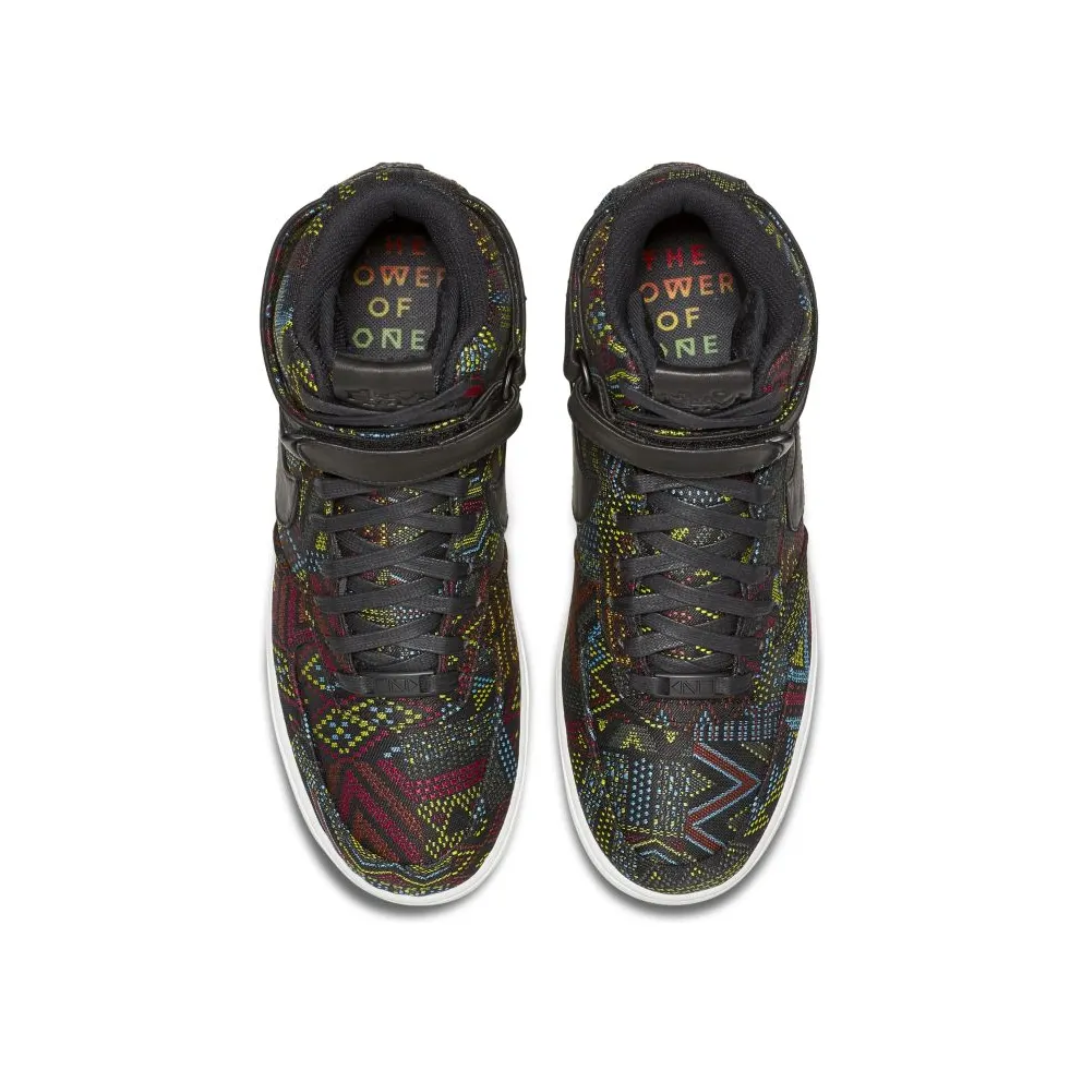Nike Air Force 1 High Black History Month (2016) Black/Black-Summit White (836227-001)