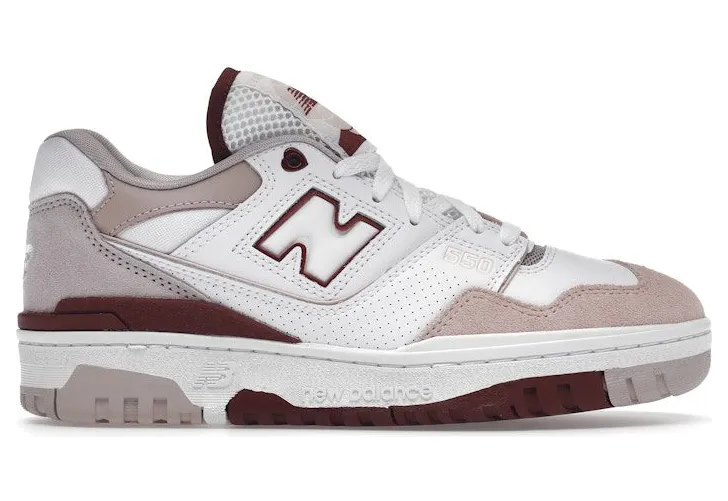New Balance 550 White Scarlet (BBW550ZV)