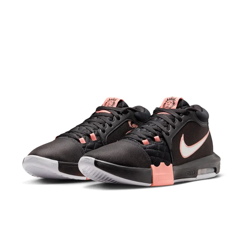 Nike LeBron Witness 8 Black Apricot Agate White (HQ2139-001)
