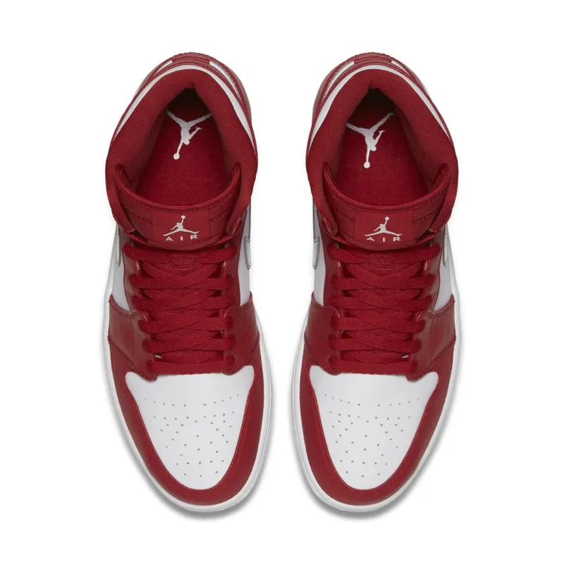 Jordan 1 Retro Silver Medal Gym Red/Metallic Silver-White (332550-602)