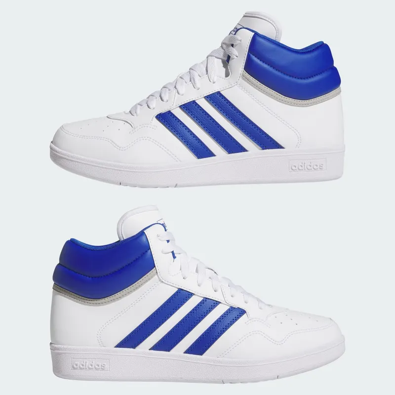 Adidas HOOPS 4.0 MID “Cloud White Royal Blue Grey Two” (JQ9999)