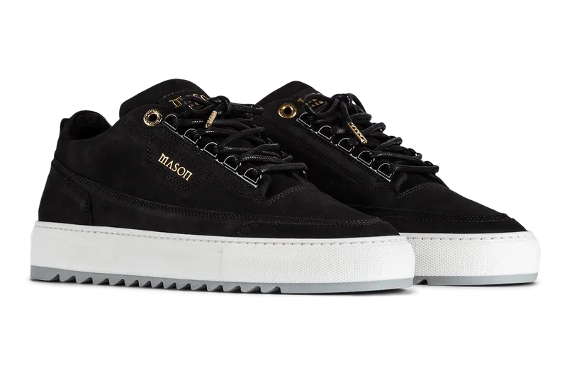 Mason Garments Firenze Nubuck Black / Grey (SS21-4D)