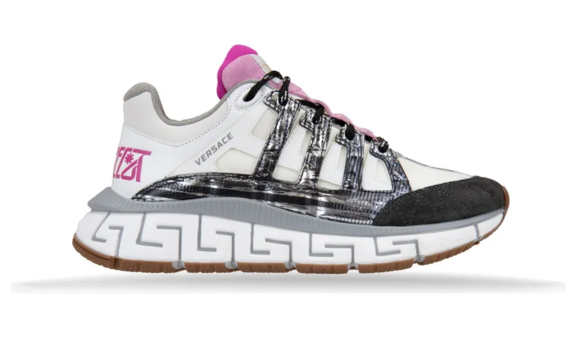 VERSACE Trigreca “Grey Dark/White/Pink” (1020186 6E890)