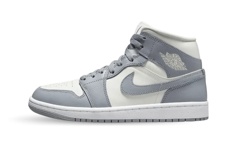 Nike Air Jordan 1 Mid Stealth Grey White (W) (BQ6472-115)