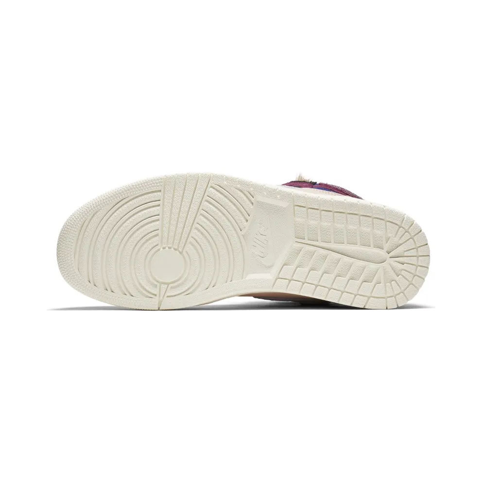 Jordan 1 Retro High Aleali May Court Lux (W) Bordeaux/Light Armory Blue-Sunset Tint (BV2613-600)