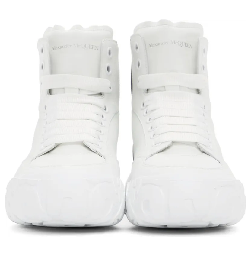Alexander McQueen White New Court Sneakers (667805WIA9I) (2)