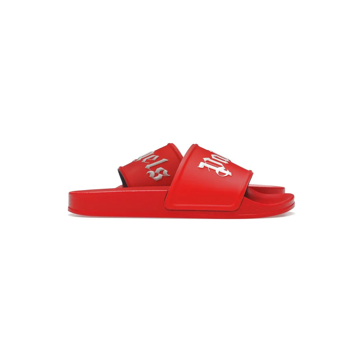 Palm Angels Pool Slides Red White (PMIC001C99PLA0012501)