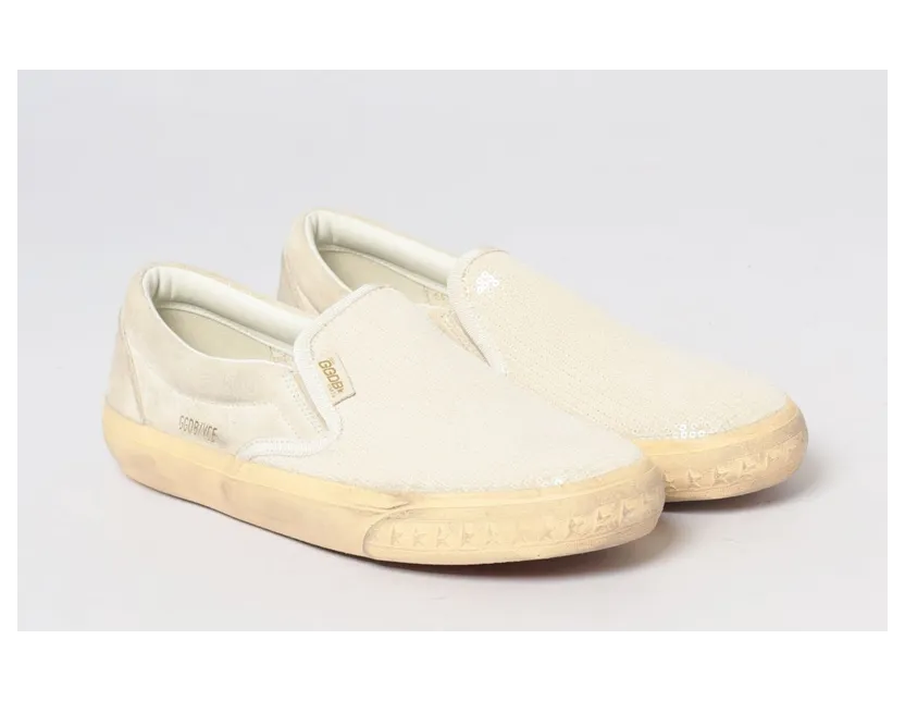Golden goose VCE Penstar Used Suede Sneakers White (GMF00306F00809515112)