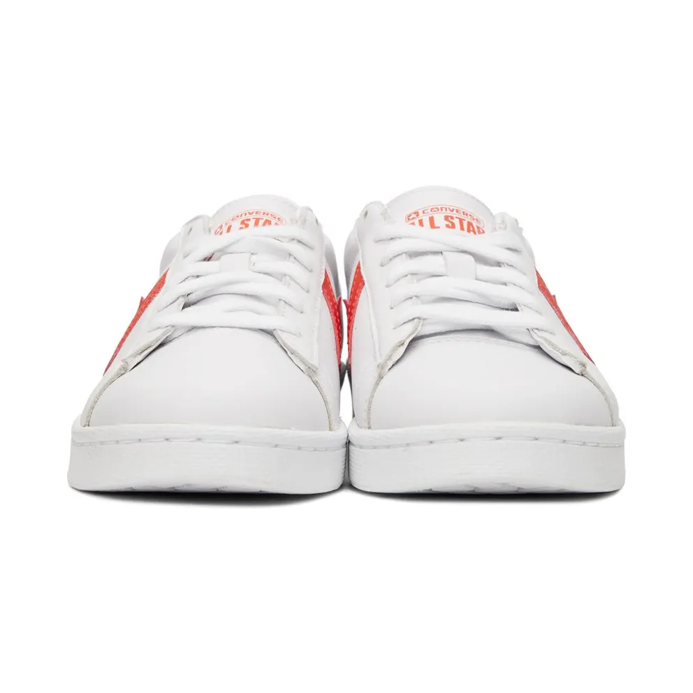 Converse Pro Leather Low Top White/bright Poppy/white (170756C)