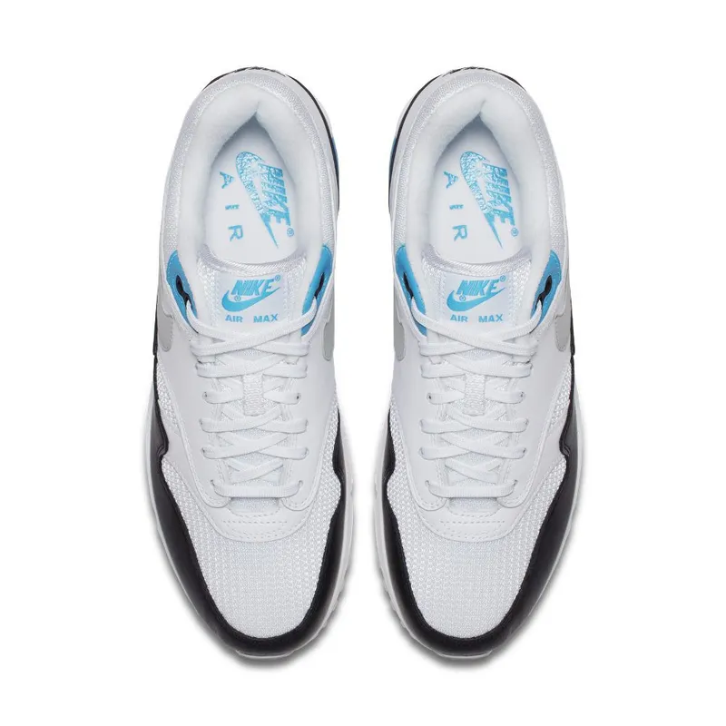 Nike Air Max 90/1 Laser Blue White/Neutral Grey-Black-Laser Blue (AJ7695-104)