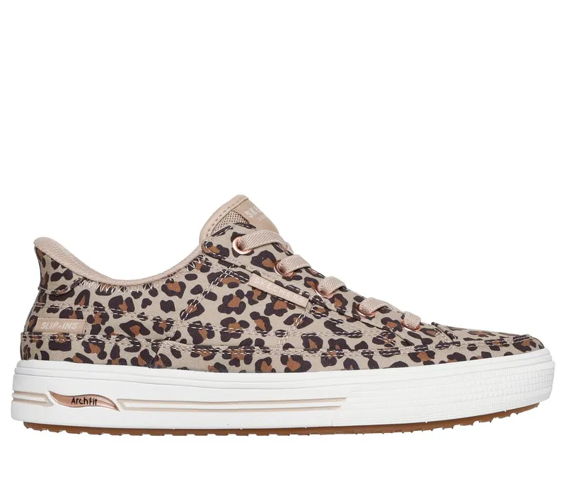 Skechers Slip-ins: Arch Fit Arcade – Wild Nite Sneaker Jachtluipaard