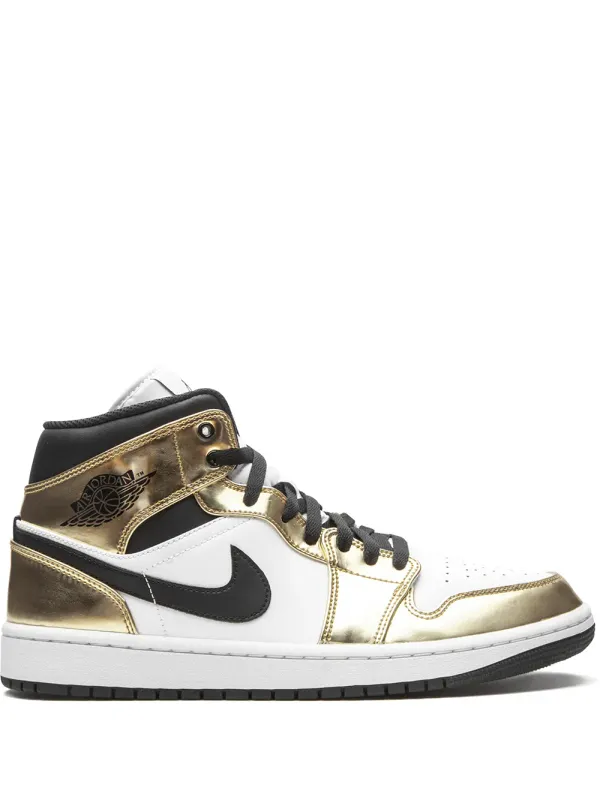Jordan Air Jordan 1 Mid SE Metallic Gold Sneakers (DC1419)
