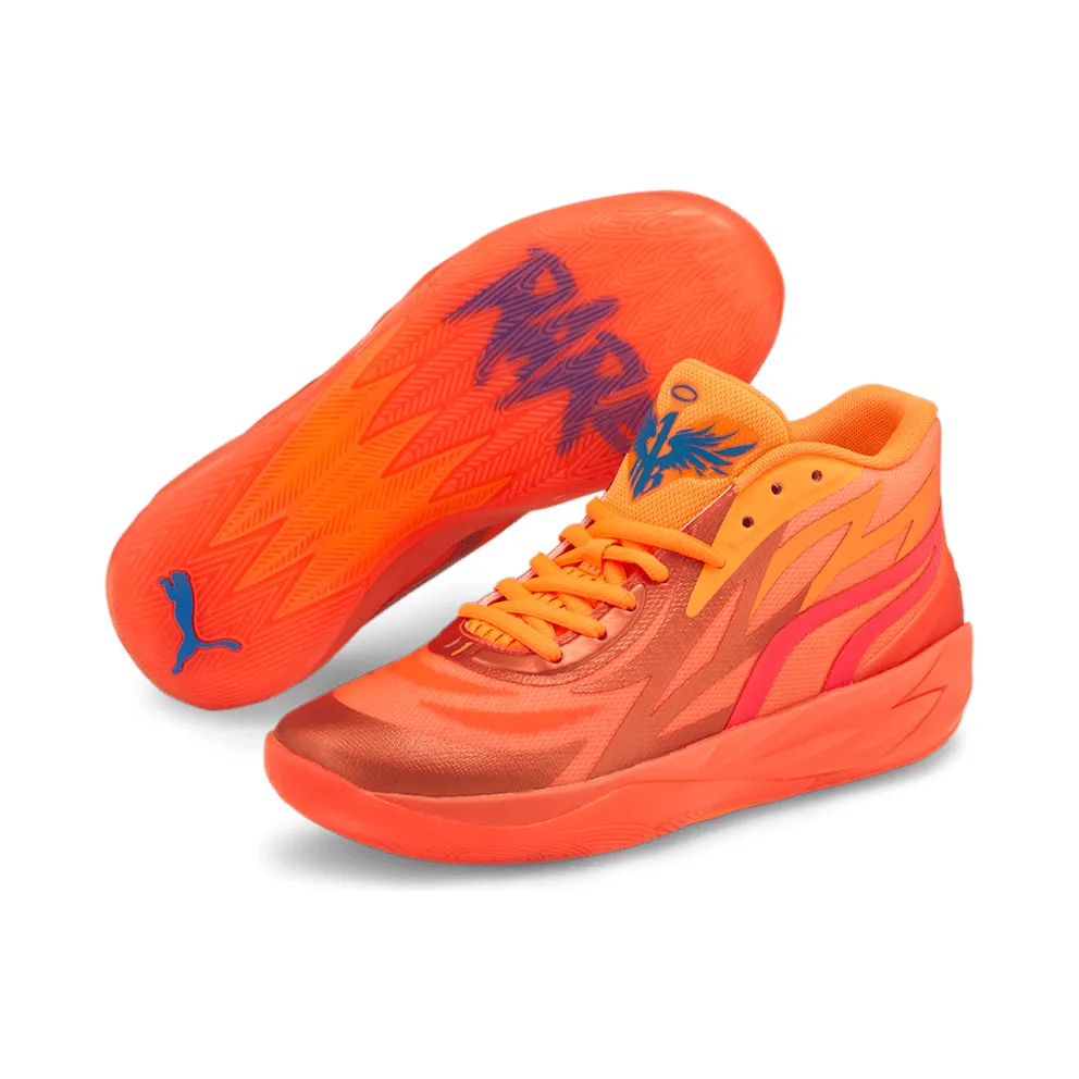 Puma MB.02 Basketball Shoes Red/Orange (376442-01)