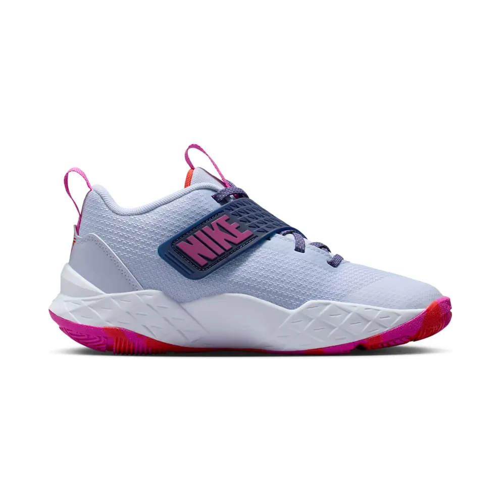 Nike Team Hustle D 12 Ghost Midnight Navy Picante Red Fire Pink (HF6279-005)