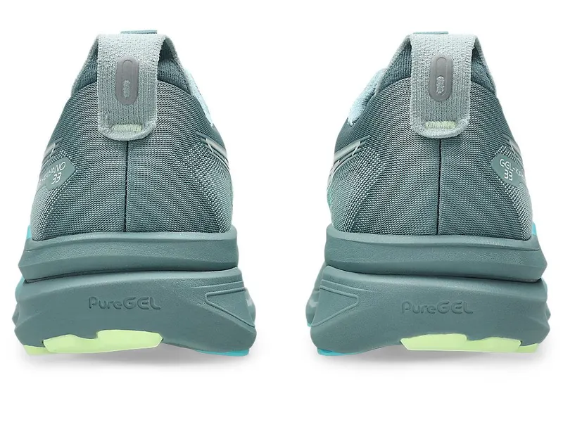 ASICS GEL-KAYANO 33 “Foggy Teal / Illuminate Yellow” (1011C167-403)