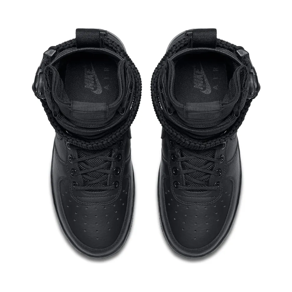 Nike SF Air Force 1 High Triple Black (W) Black/Black (857872-002)