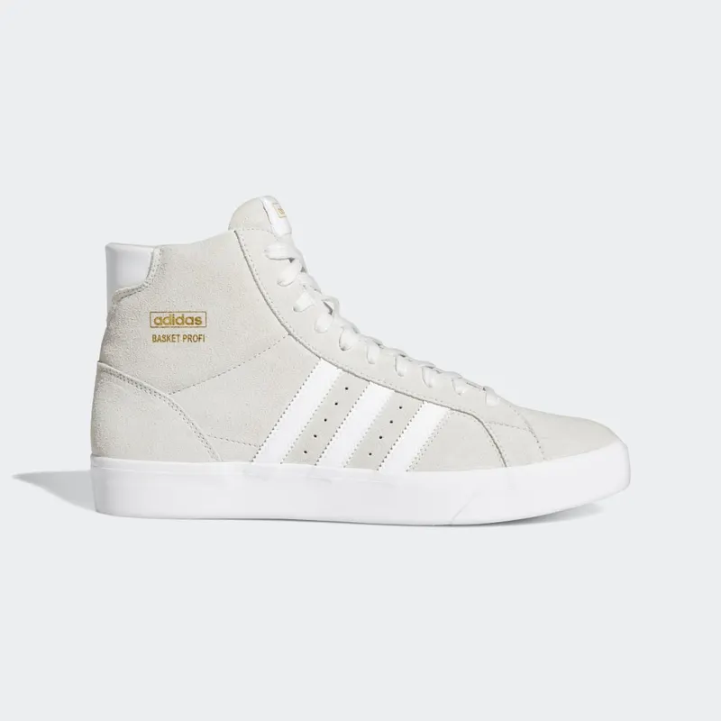 adidas Basket Profi Crystal White / Cloud White / Gold Metallic (FY7724)