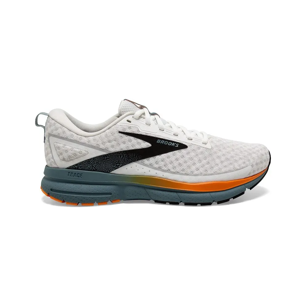 Brooks Trace 3 White Orange Goblin Blue (110412-1D-185)